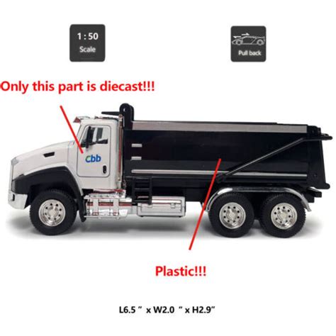 Dump Truck Construction Vehicle Toy Trucks 1/50 | Ubuy India