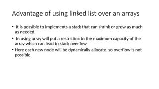 Stack Implementation Using Linked List 的图像结果