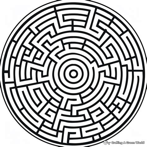 Maze Coloring Pages - Free & Printable!