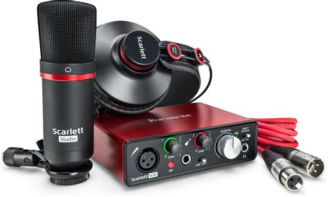 Focusrite Scarlett Solo Studio 2nd Gen Recording Bundle : Amazon.in ...