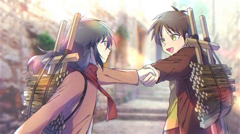 Mikasa And Eren Wallpaper YourCanvas Attack On Titans | Eren Yeager