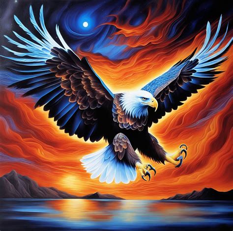Eagle Painting: Soaring Strength and Majestic Grace on Canvas | ArtFactory