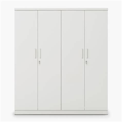 Buy Helios Reynan 4-Door Wardrobe - White from Helios by Home Centre at ...