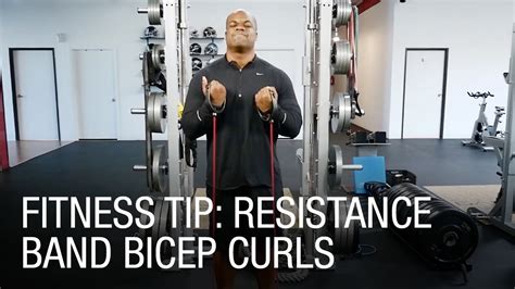 Resistance Band Bicep Curls