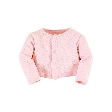 Hudson Baby Infant and Toddler Girl Quilted Cardigan and Dress, Dusty ...