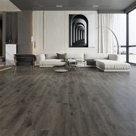 EVA Floors 12mil Collection Rustic Grey Oak Waterproof SPC Flooring