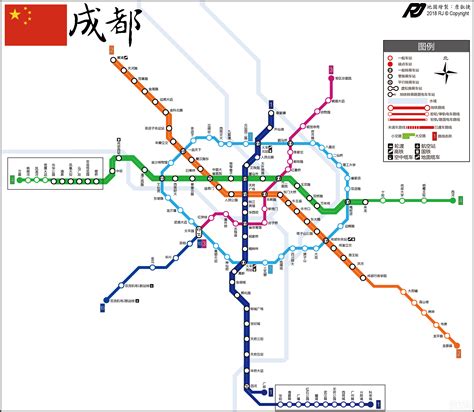 成都地铁线路图2018