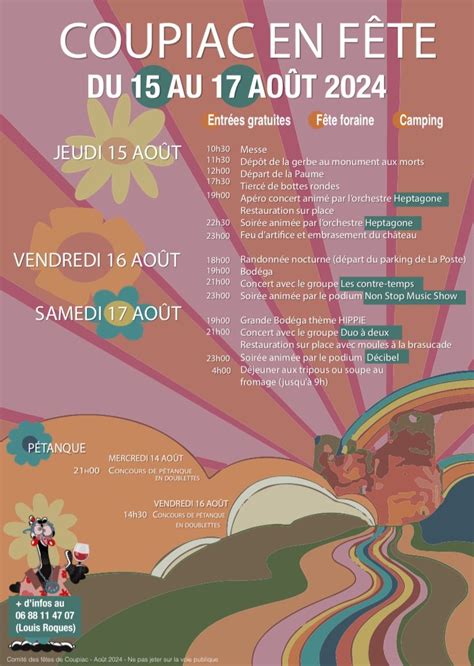 Coupiac en fête 2024 ! , Lieu-dit Coupiac, 12550 Coupiac, France, Albi ...