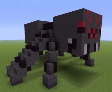 Image result for Minecraft Spider Statue Tutorial