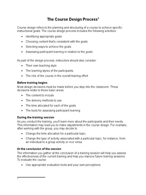 Course Design Process 的图像结果