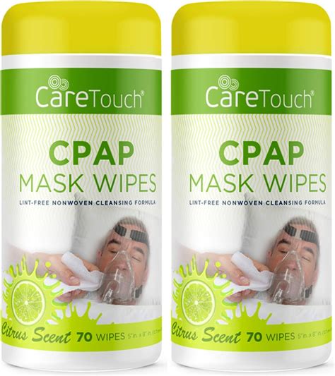 Buy Care Touch CPAP Mask Cleaning Wipes - Scented | 2 Packs of 70 ...