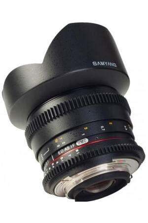 Objectif à Focale fixe Samyang 14mm /T3,1 VDSLR II pour CANON | Darty
