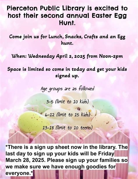 Easter Egg Hunt/Crafts, 101 West Catholic Street, Pierceton, IN, United ...