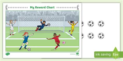 Women's Euro Football Reward Chart