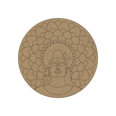 Shiva Lippan Art MDF Base Design | MDF Kalakari – The MDF Kalakari