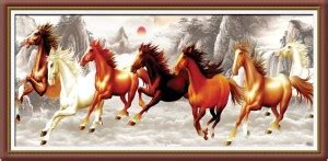 god & god's 124.46 cm Canvas HD Digital Painting 4903 Self Adhesive ...