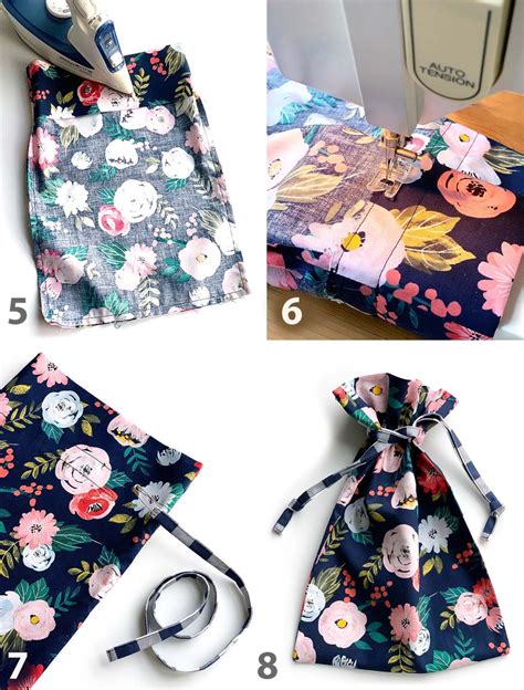 Image result for How to Sew a Drawstring Bag