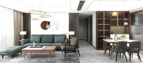 简易设计110平米三室两厅效果图 - 家居装修知识网