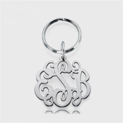 Personalized Celebrity Monogram Keychain