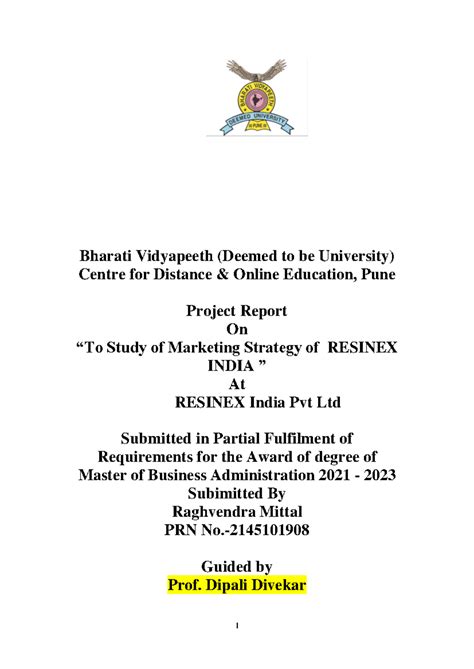 Raghvendra Mittal - Bharati Vidyapeeth (Deemed to be University) Centre ...