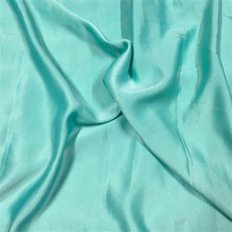 Sea Green Colour Milano Satin Fabric