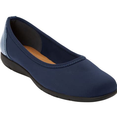 Comfortview Women's Wide Width The Lyra Flat Shoes - Walmart.com