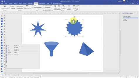 Use MS Visio zoom and task areas optimally