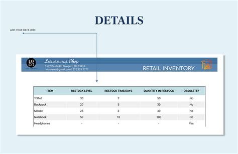 Retail Inventory Checklist 的图像结果