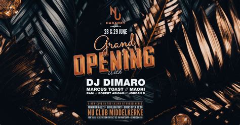 GRAND OPENING | NU CLUB MIDDELKERKE, NU CLUB, Zeedijk 117A 8430 ...