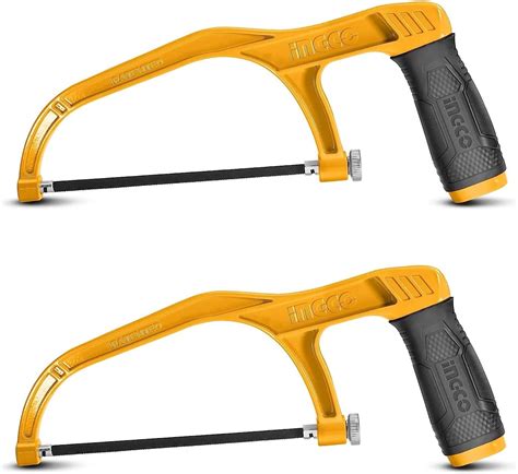INGCO 2PCS PACK Mini Hacksaw, 150mm (6") Hand Saw, Comfortable Handle ...