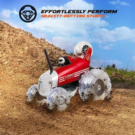 Buy Sharper Image Toy RC Monster Spinning Car - Turbo Tumbler Red For ...