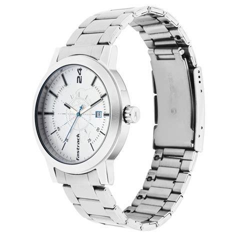 Buy Online Fastrack Tripster Quartz Analog with Date White Dial ...