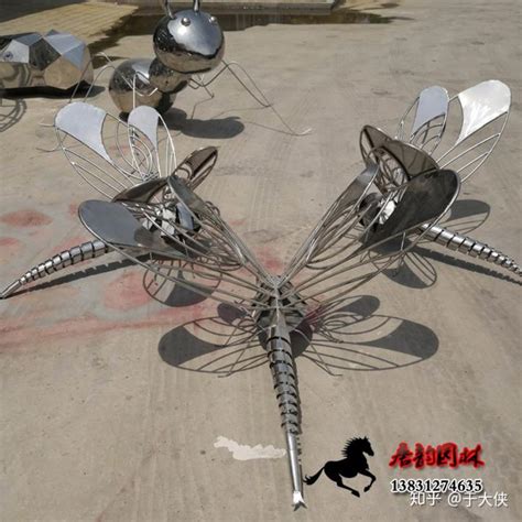 不锈钢蜻蜓雕塑_厂家图片价格-玉海雕塑
