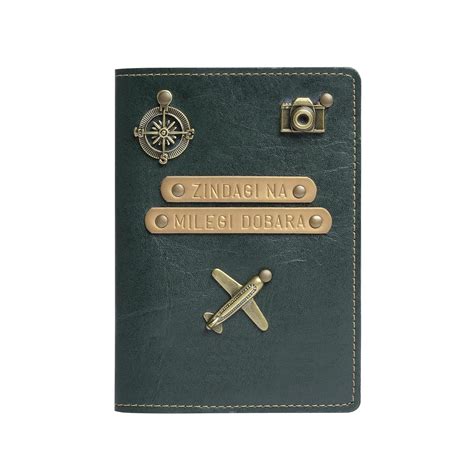 Buy The Messy Corner Stylish Unisex Vegan Leather Passport Cover for ...