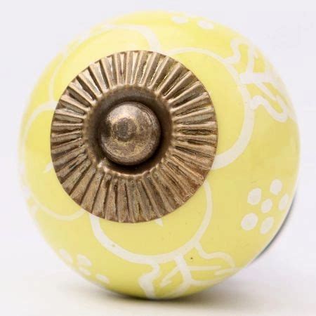 Ceramic floral pattern knobs - exterior doorknobs - door handles ...