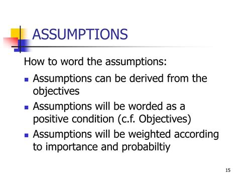 Assumptions Explained 的图像结果