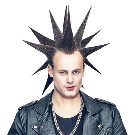 Punk Hairstyles for Men: Spikes, Mohawks, and Color