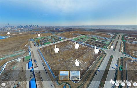 图：塘沽湾新城项目进展情况 中远期规划图