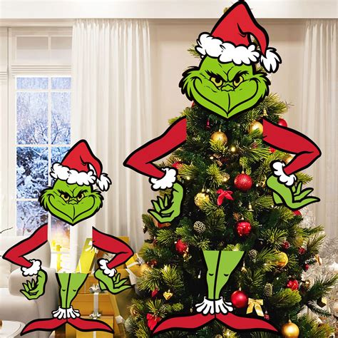 Printable Whoville Tree 24Pcs Grinch Christmas Tree Decorations Grinch
