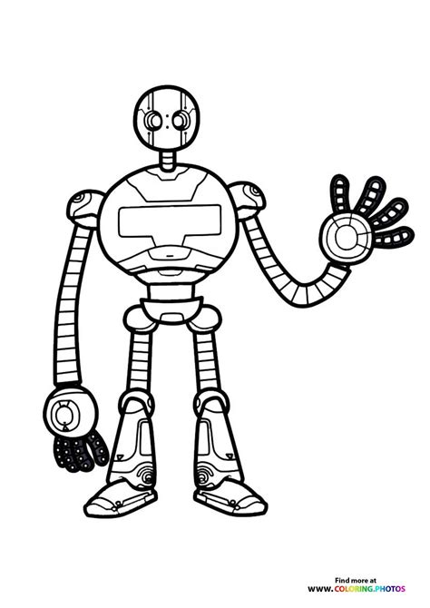Robot Coloring Worksheet 的图像结果