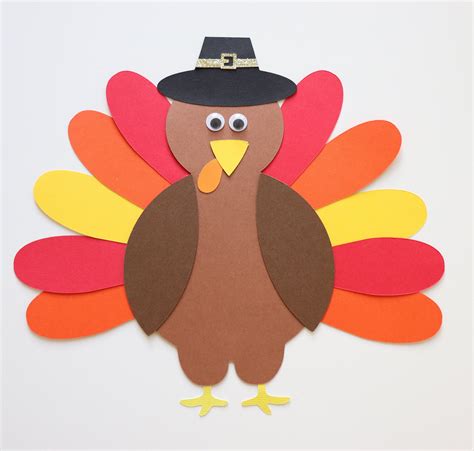 Turkey Craft Kit, Thanksgiving Craft Activity Kids, Fall Craft Pick ...
