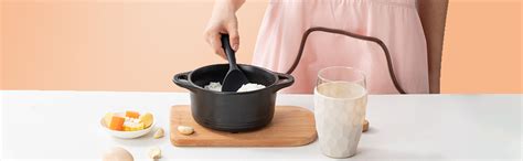Buy Baskety Non-Stick Rice Spoon Silicone Ladle Soup Spoon with Handle ...