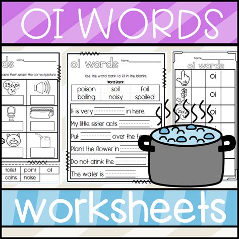 OI Words Phonics Worksheets | Made By Teachers