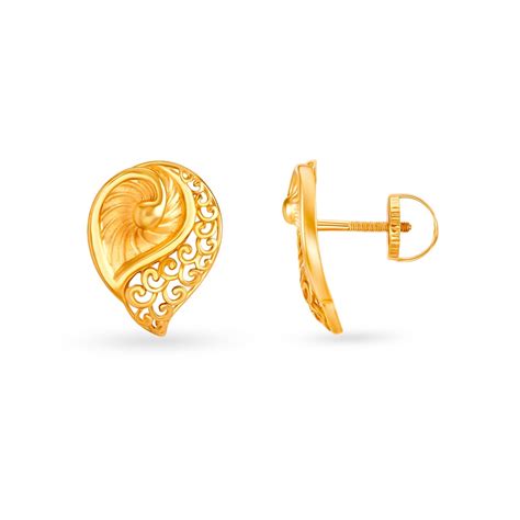 Paisley Simplistic Stud Earrings for Kids