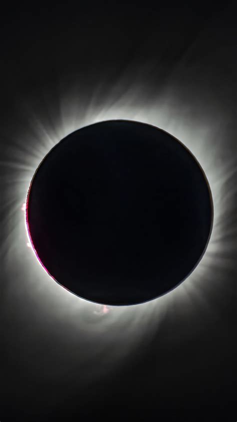 Download wallpaper 2160x3840 solar eclipse, eclipse, sun, shadow, bw ...