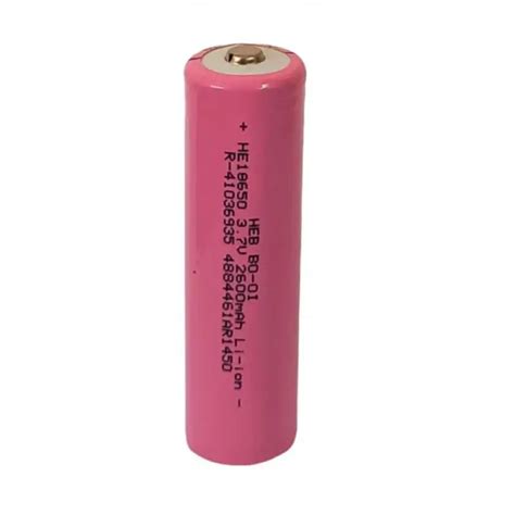 HEB 3.7V 2600mAh Li-ion High Energy Rechargeable Battery