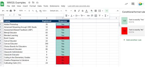 Image result for Google Sheets Conditional Formatting Color