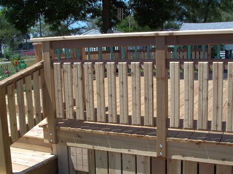 Types Of Wood Deck Railing at Holly Lund blog