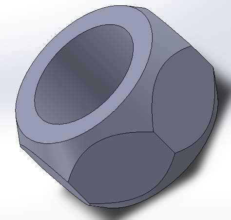 Image result for SolidWorks Tutorials to Draw a Nut