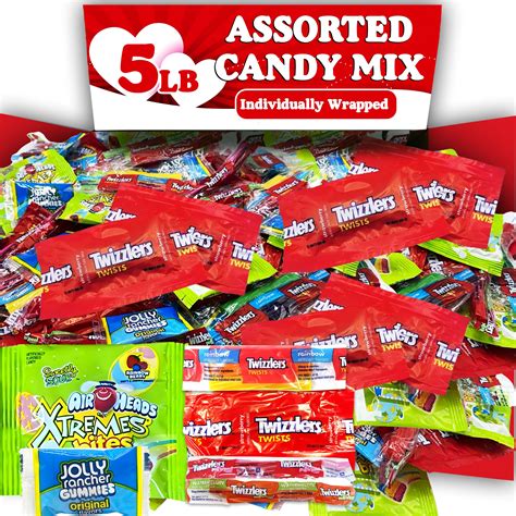 Assorted Candy Variety Pack 5 Lb Individually Wrapped Bulk Mix ...